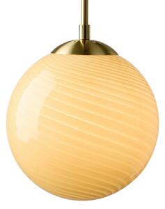 Viseće Svjetiljka Halo Design, CANDY BALL, prigušiv, Bež, Dnevna soba, Staklo, Dizajn