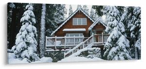 Slika - Drvena vikendica (120x50 cm)