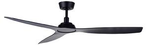 Stropni ventilator Moto, crni, Ø 132 cm, tih - Beacon Beacon Lighting, Moto, Crno, Dnevna soba, Plastika, Moderan