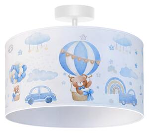 Stropne Svjetiljka Duolla, Kids Print, Plava, Dječja soba, Tkanina / tekstil