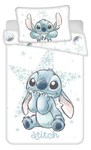 Bijela pamučna dječja posteljina za dječji krevetić 100x135 cm Lilo and Stitch "White Star" – Jerry Fabrics