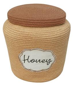 Svjetlo smeđa tekstilna dječja kutija za pohranu ø 28x27 cm Honey Pot – Lorena Canals