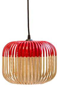 Viseće Svjetiljka Forestier, Bamboo, prigušiv, Crvena, Dnevna soba, Bambus, Dizajn