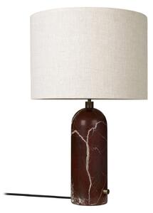 Stolne Lampa GUBI, Gravity Large, prigušiv, Crvena, Dnevna soba, Kamen, Dizajn