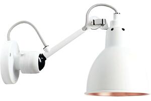 Lampe Gras 304 zidna svjetiljka, bijela/bijela/bakar - DCW