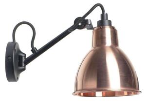 Lampe Gras 104 zidna svjetiljka, crna/sirovo bakar – DCW