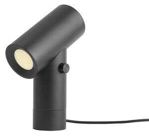 Stolne Lampa Muuto, prigušiv, Crno, Dnevna soba, Aluminij