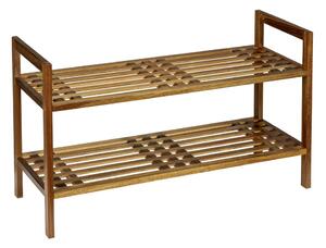 Stalak za cipele od masivnog bagrema u prirodnoj boji 69x40,5x27 cm Fondi – Wenko