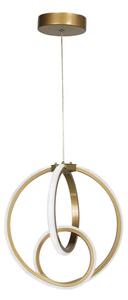 Metalna LED viseća svjetiljka u brončanoj boji ø 28,5 cm Neo – Squid Lighting