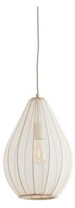 Bež viseća svjetiljka s tekstilnim sjenilom ø 28 cm Itela – Light & Living