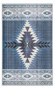 Plavi perivi tepih 80x150 cm Ethnic Geo – Mila Home