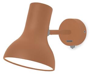 Zidne Svjetiljka Anglepoise, Type 75 Mini, prigušiv, Smeđa / hrđa, Dnevna soba, Metal, Dizajn