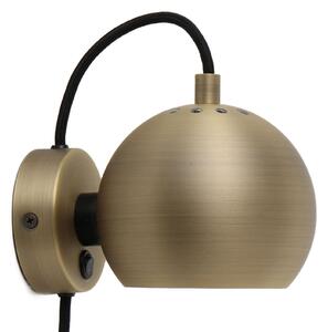 Zidne Svjetiljka FRANDSEN, Ball Magnet, Bronca / stari mesing, Dnevna soba, Metal, Dizajn