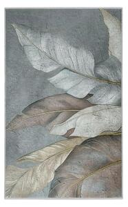 Zeleni/sivi perivi tepih 80x150 cm Dusty Leaves – Mila Home