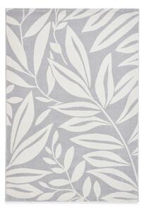 Svijetlo sivi tepih 80x150 cm Sorral Leaves – Catherine Lansfield
