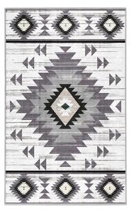 Svijetlo sivi perivi tepih 80x150 cm Ethnic Geo – Mila Home