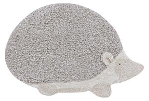 Sivi periv/ručno rađen pamučan dječji tepih 90x130 cm Hedgehog – Lorena Canals
