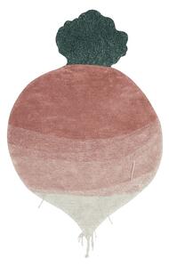 Ružičasti periv/ručno rađen pamučan dječji tepih 100x150 cm Ramona the Radish – Lorena Canals