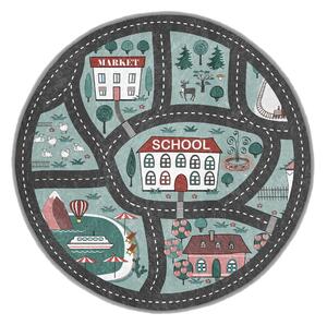 Periv dječji tepih za igru ø80 cm Happy Neighbourhood – Mila Home
