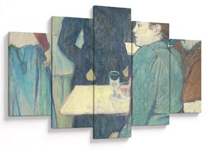 Slika - Henri de Toulouse-Lautrec, A Corner of the Moulin de la Galette, reprodukcije (150x105 cm)