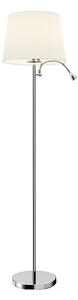 Podne Lampa Lindby, Benjiro, Bijela, Dnevna soba, Tkanina / tekstil, Moderan