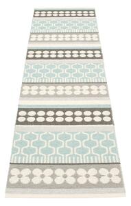 Siva/tirkizna unutarnja i vanjska staza 70x270 cm Asta Pale Turquoise – Pappelina