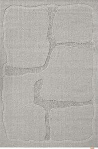 Sivi vunen tepih 200x300 cm Morphic Organica – Agnella