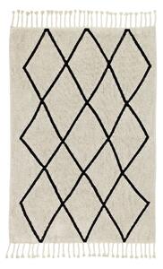 Krem periv/ručno rađen pamučan tepih 140x200 cm Bereber Beige – Lorena Canals