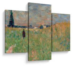 Slika - Georges Seurat, A Summer Landscape, reprodukcije (90x60 cm)