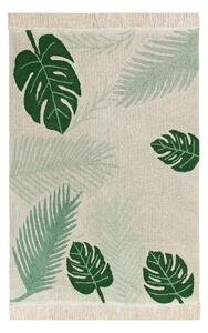 Zeleni/krem periv/ručno rađen pamučan dječji tepih 140x200 cm Tropical Green – Lorena Canals