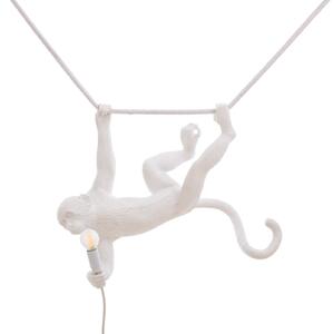 Stolne Lampa SELETTI, Monkey Lamp, Bijela, Dnevna soba, Plastika, Dizajn