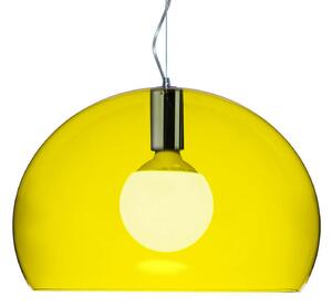 Viseće Svjetiljka Kartell, Small FL/Y, Žuta, Dnevna soba, Plastika, Dizajn