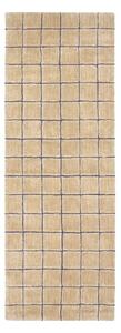 Ručno rađena vunena staza jantarna 80x230 cm Mosaic Amber – Lorena Canals