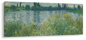 Slika - Claude Monet, Banks of the Seine, reprodukcije (120x50 cm)