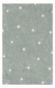 Mentol zeleni periv/ručno rađen pamučan dječji tepih 100x150 cm Mini Dot Blue Sage – Lorena Canals