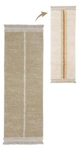 Bež pamučna staza 80x230 cm Duetto Sage – Lorena Canals