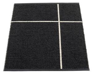 Crni unutarnji i vanjski tepih 70x90 cm Fred Black – Pappelina