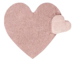 Ružičasti periv/ručno rađen pamučan dječji tepih 160x180 cm Puffy Love – Lorena Canals