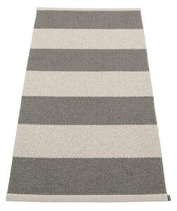 Antracitno siva/krem unutarnja i vanjska staza 70x150 cm Bob Charcoal Linen – Pappelina