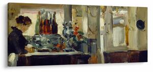 Slika - Style of Edouard Manet, Bon Bock Cafe, reprodukcije (120x50 cm)