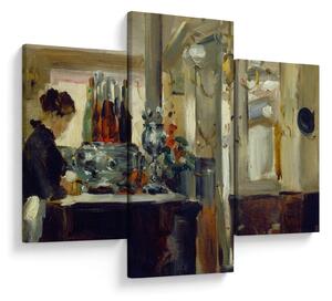 Slika - Style of Edouard Manet, Bon Bock Cafe, reprodukcije (90x60 cm)