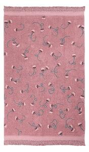 Ružičasti periv/ručno rađen pamučan dječji tepih 140x210 cm English Garden Ash Rose – Lorena Canals
