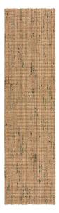 Zelena/u prirodnoj boji obostrana/ručno rađena jutena staza 60x230 cm Jute Boucle Green – Flair Rugs
