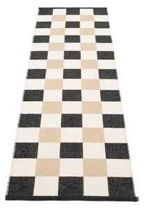Crna/krem unutarnja i vanjska staza 70x240 cm Pix Black Vanilla – Pappelina