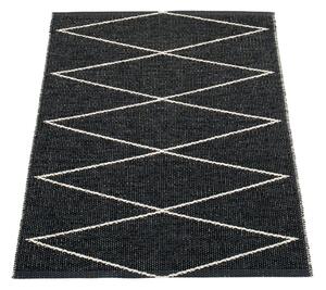 Crni unutarnji i vanjski tepih 70x100 cm Max Black – Pappelina