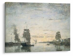 Slika - Eugène Boudin, Entrance to the Harbor, Le Havre, reprodukcije (70x50 cm)
