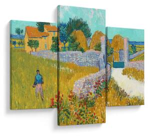 Slika - Vincent van Gogh, Farmhouse in Provence, reprodukcije (90x60 cm)