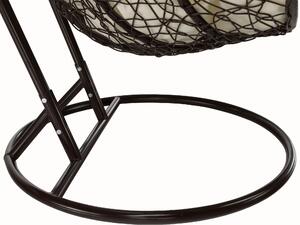 Zondo Dvostruka viseća fotelja za ljuljanje Dalvoa 2 (smeđa + krem). 1075463