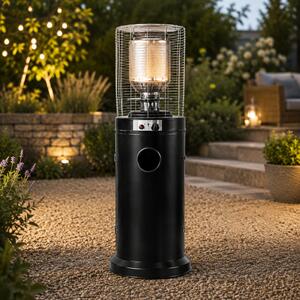 Plinska grijalica za vrt i terasu od 13 kW – 136 cm, crna