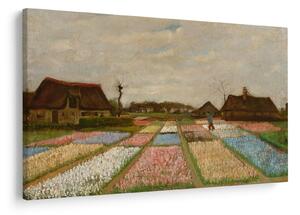 Slika - Vincent van Gogh, Flower Beds in Holland, reprodukcije (90x60 cm)